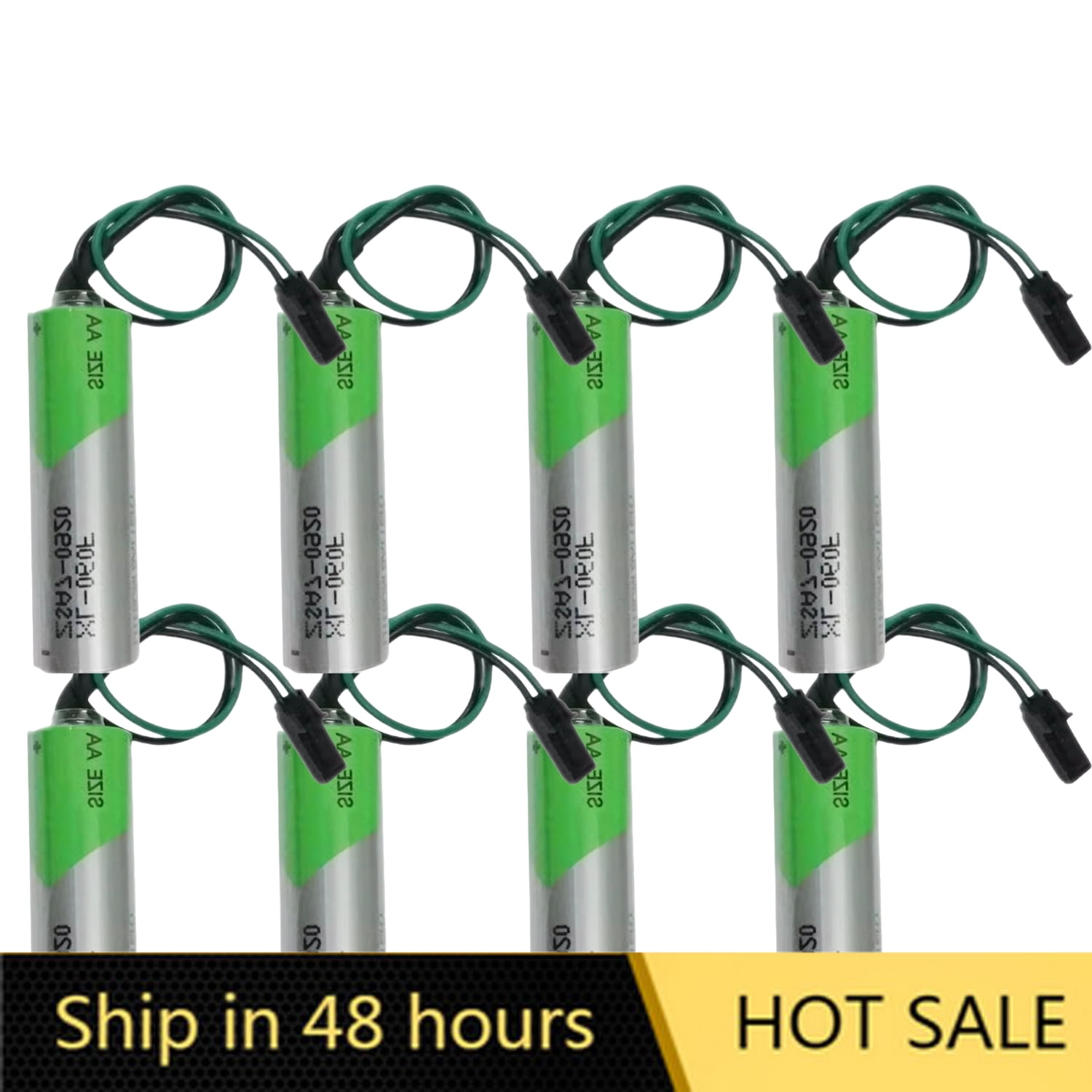 US STOCK   8PCS XL-060F 3.6V 2400MAH AA Battery with Black Plug Non-Rechargeable Brand New