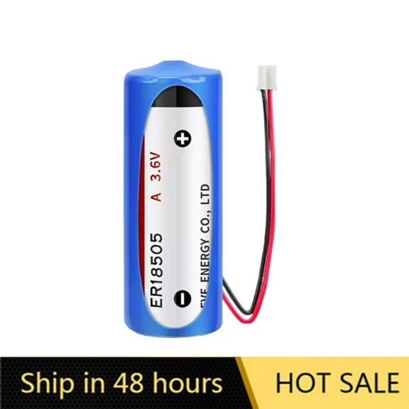 US STOCK ER18505 3.6V Battery 4000mAh Non-Rechargeable Battery with 2.0 White Plug Brand New