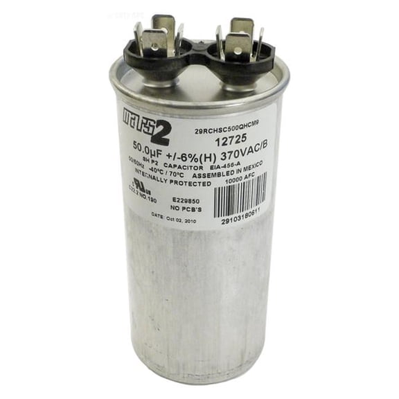 US Seal Manufacturing RD50370 50 MFD 370VAC Run Capacitor