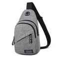 thumbnail image 1 of US Small Sling Bag Chest Shoulder Backpack Crossbody Bag Multifunctoinal Daypack, 1 of 5
