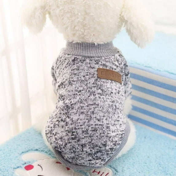 US Soft Pet Dog Knitwear Sweater Summer Clothes Classic Pet Outfit Knitwear