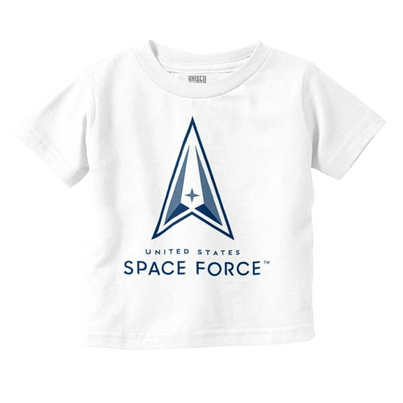 US Space Force Classic Military Logo Toddler Boy Girl T Shirt Infant Toddler Brisco Brands 12M