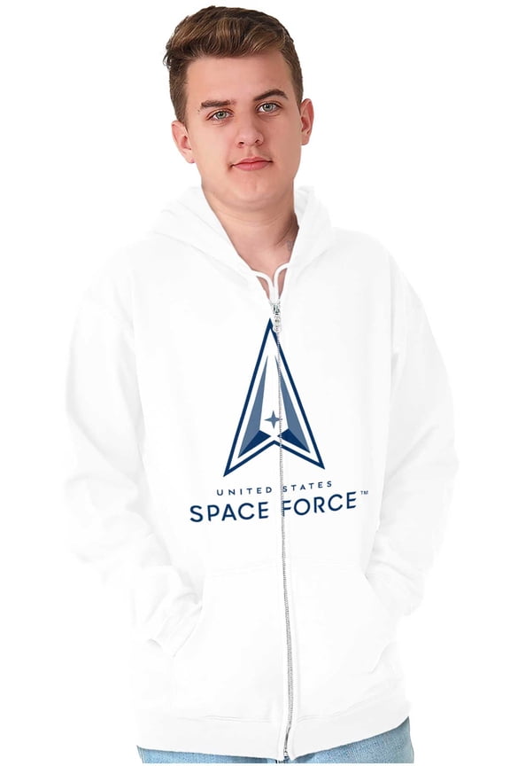 Classic Military Logo Unisex Plus Size Zip Hoodie Brisco Brands 5X