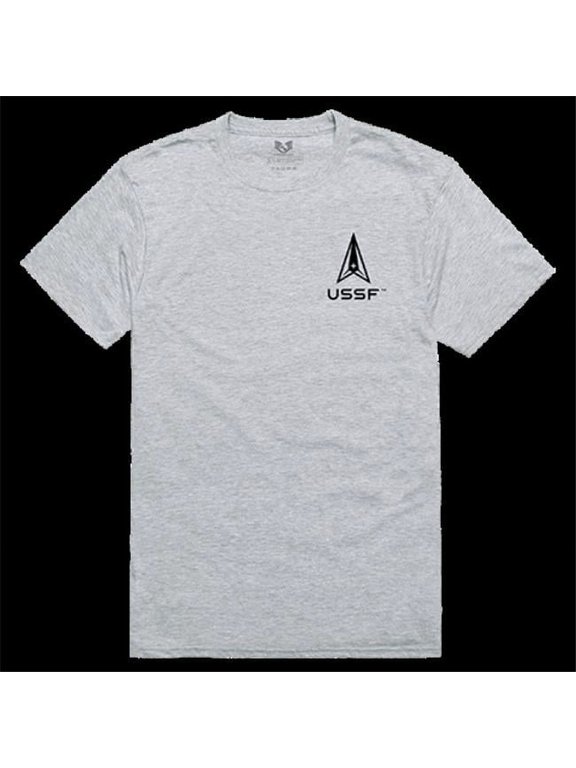 US Space Force5 Relaxed Graphic T-Shirt, Heather Grey - Extra Large