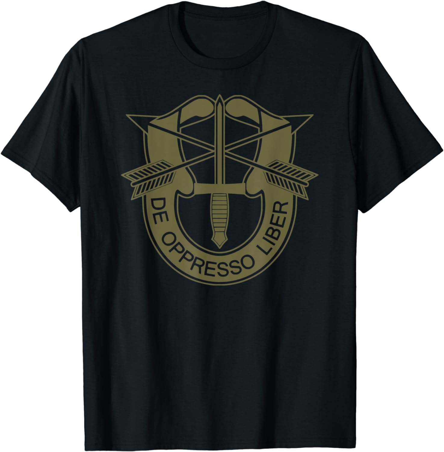US Special Forces - De Oppresso Liber - OCP OD Green T-Shirt - Walmart.com
