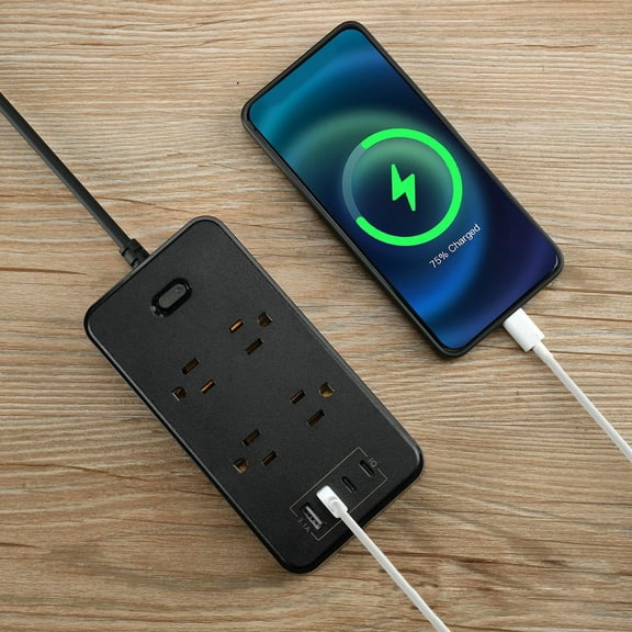 US Specification Socket Plug, Household Plug Board with Multifunctional Ports, Overload Protection, and Multiple Security Certifications