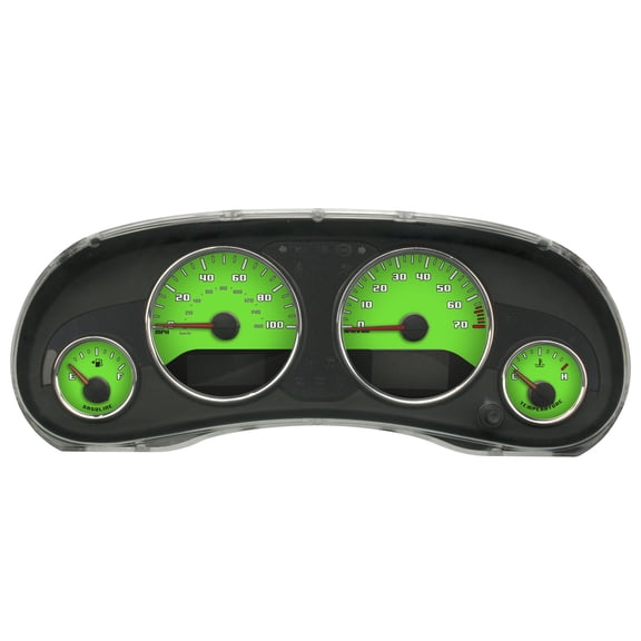 US Speedo Daytona Edition Custom Gauge Face Style 2 for 2015-2018 Jeep Wrangler - WRA15