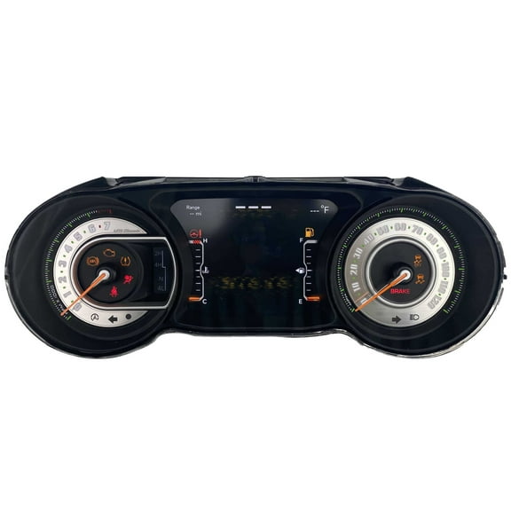 US Speedo Stainless Edition Custom Gauge Face for 2018-2022 Jeep Wrangler JL and Gladiator JT - SSWRA21JL