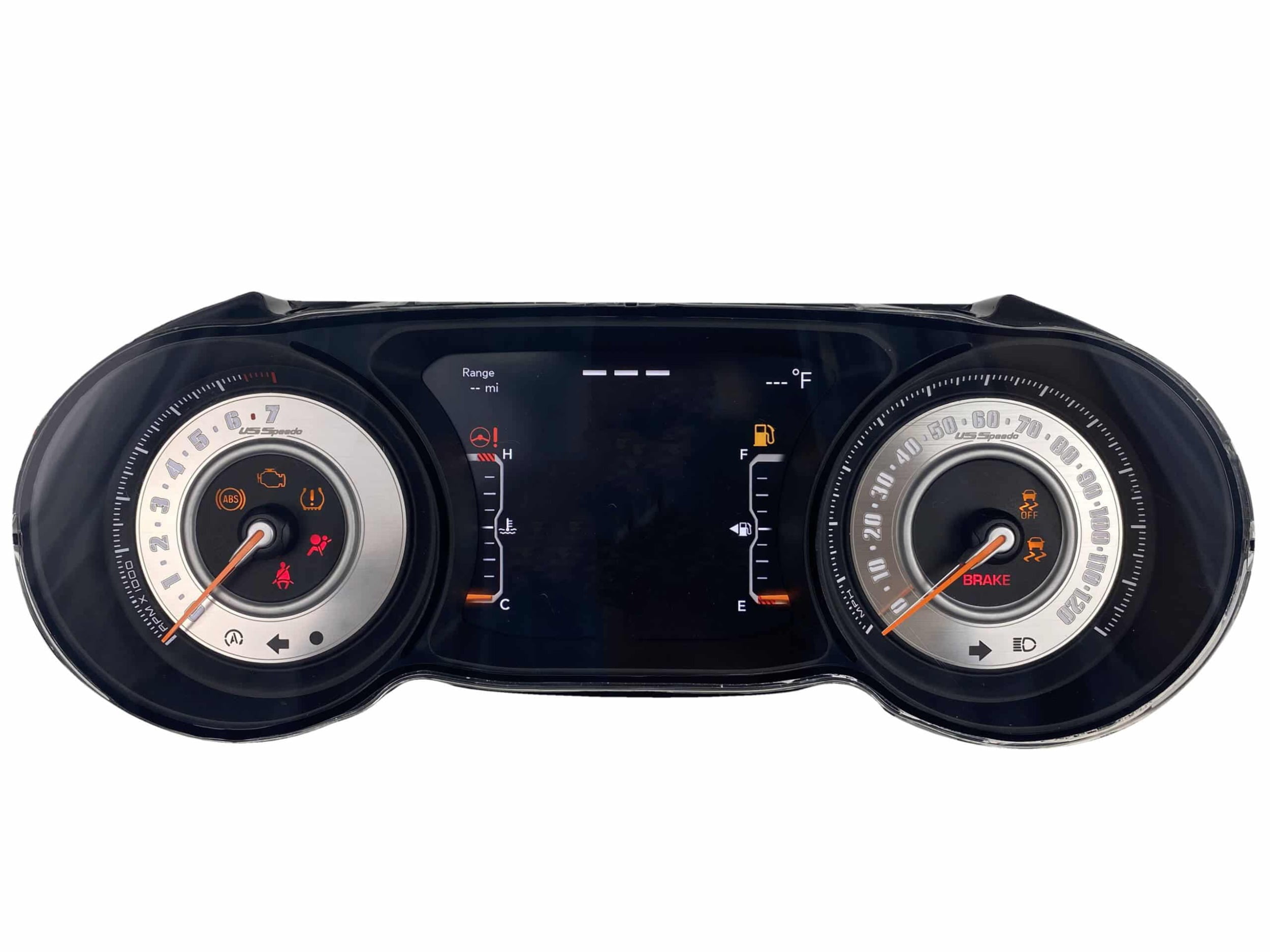 US Speedo Stainless Edition Custom Gauge Face for 20182022 Jeep