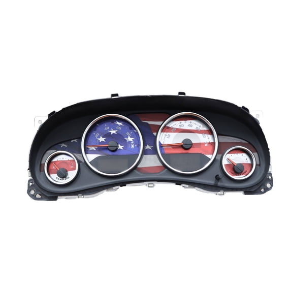 US Speedo U.S. Proud Edition Custom Gauge Face for 2015-2018 Jeep Wrangler - WRAUS17