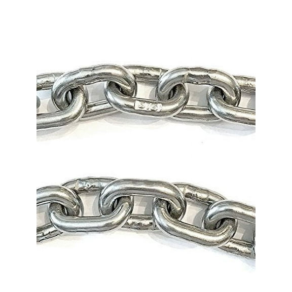 US Stainless Stainless Steel Windlass Anchor Chain 316 8mm (5/16") DIN766 (by The foot)