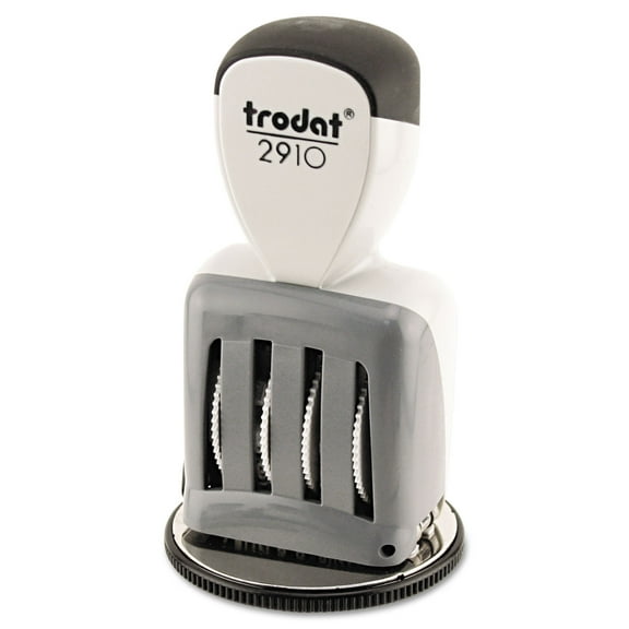 US Stamp & Sign Trodat Round Stamp, Time and Date Received, Conventional, Two-inch Diameter