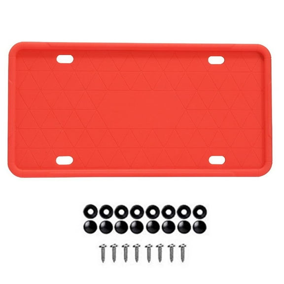 US Standard Car Silicone License Plate Frame 1pc* License Plate Holder