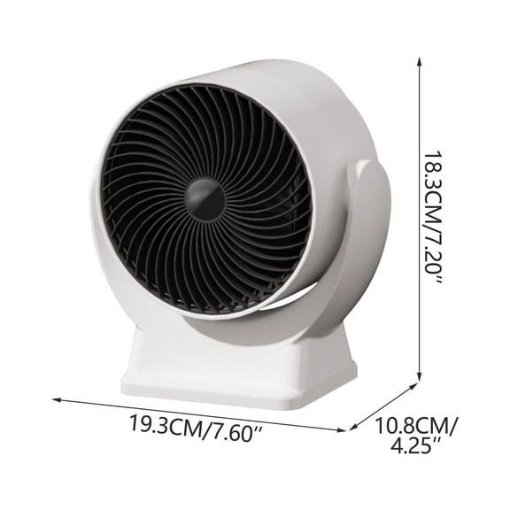 US Standard Energy-Efficient Compact Home Heater for Cozy Warmth and Cost Savings - Overheat Protection, Auto Shut-Off, Easy Temperature Control for Home