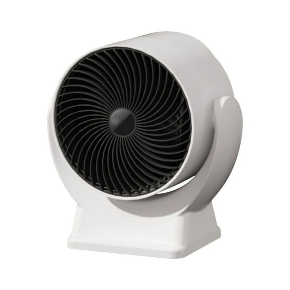 US Standard Energy-Efficient Compact Home Heater, Rvkxad Portable Space Heater with Overheat Protection, 600W PTC Ceramic Fast Heating Small Heater for Bedroom Office Desk, White