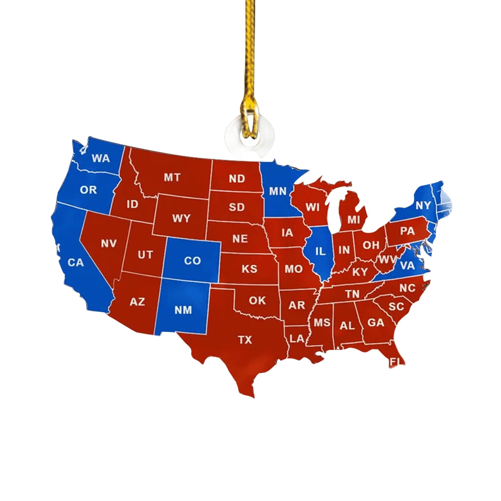 US State 2024 Memor Ornament Acrylic - US State 2024 Memor Ornament Acrylic Patriotic Design United States Presidential Election Map Ornament Make America Great Again Christmas Tree Decora 5ecda766 1efc 4d7e Bf91 De5d70804802.ba85cdffecf0e313e7ee1880f559b92f 