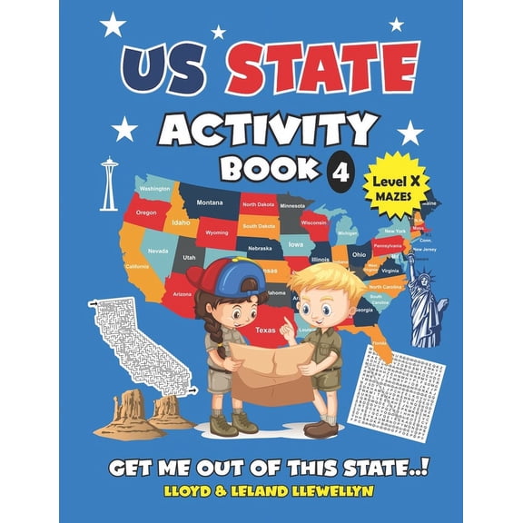 US State Activity Book #4: Get Me Out of This State!, (Paperback)