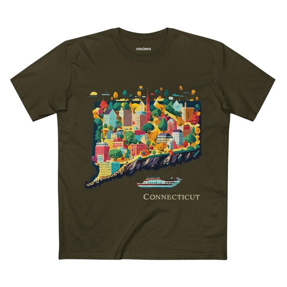 US State Shirts, Connecticut Shirt