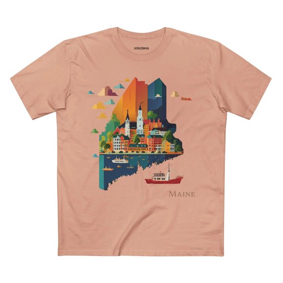 US State Shirts, Maine Shirt