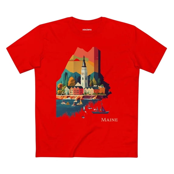 US State Shirts, Maine Shirt
