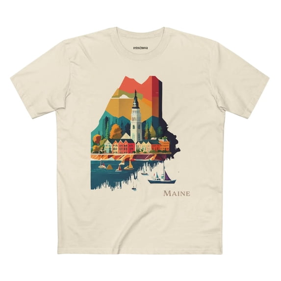US State Shirts, Maine Shirt