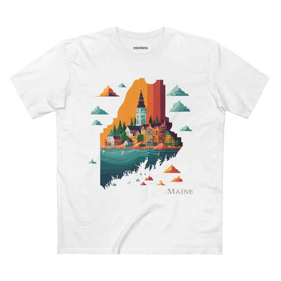 US State Shirts, Maine Shirt