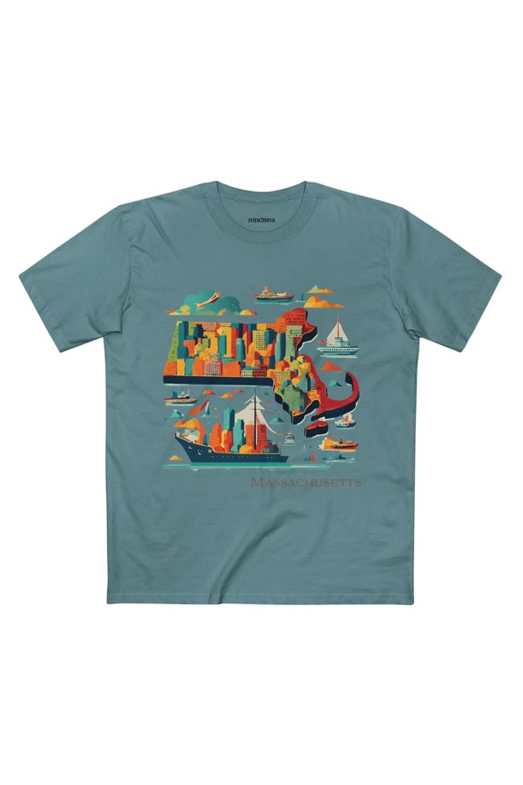 US State Shirts, Massachusetts Shirt