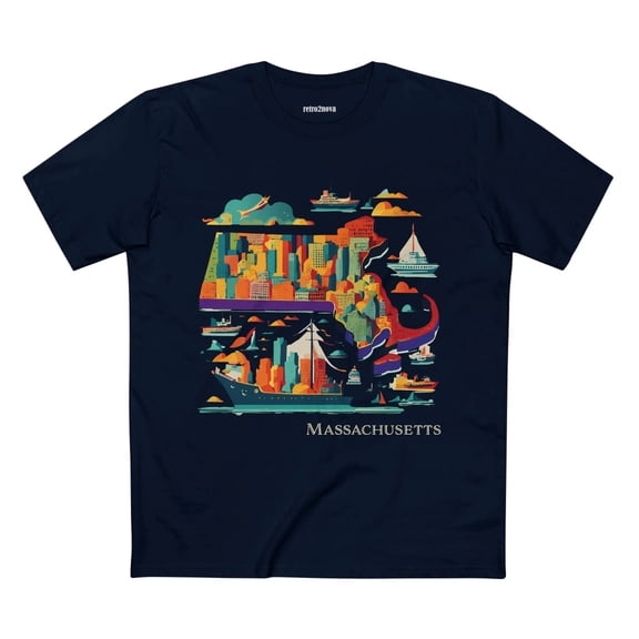 US State Shirts, Massachusetts Shirt