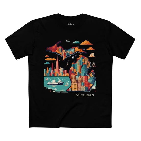 US State Shirts, Michigan Shirt