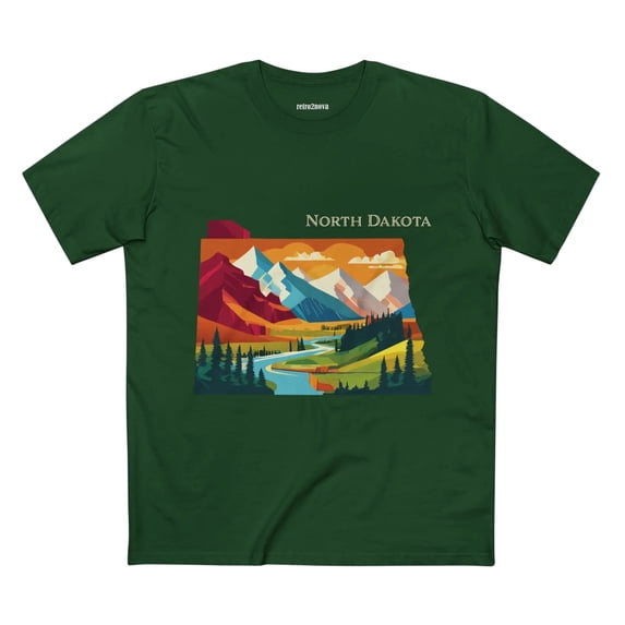 US State Shirts, North Dakota Shirt