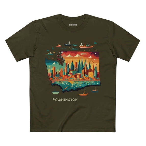 US State Shirts, Washington Shirt