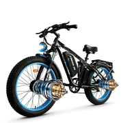 US in Stock 5000W Peak Dual Motor Ebike for Adults , 60V/25Ah Electric Bike , 26"x4'' Fat Tire All-Terrain 40/46MPH High-Speed Electric Bike, Hydraulic Brakes, for off-Road Mountain