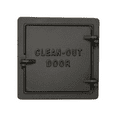 thumbnail image 1 of US Stove 8 In. x 8 In. Black Cast-Iron Cleanout Door, 1 of 3