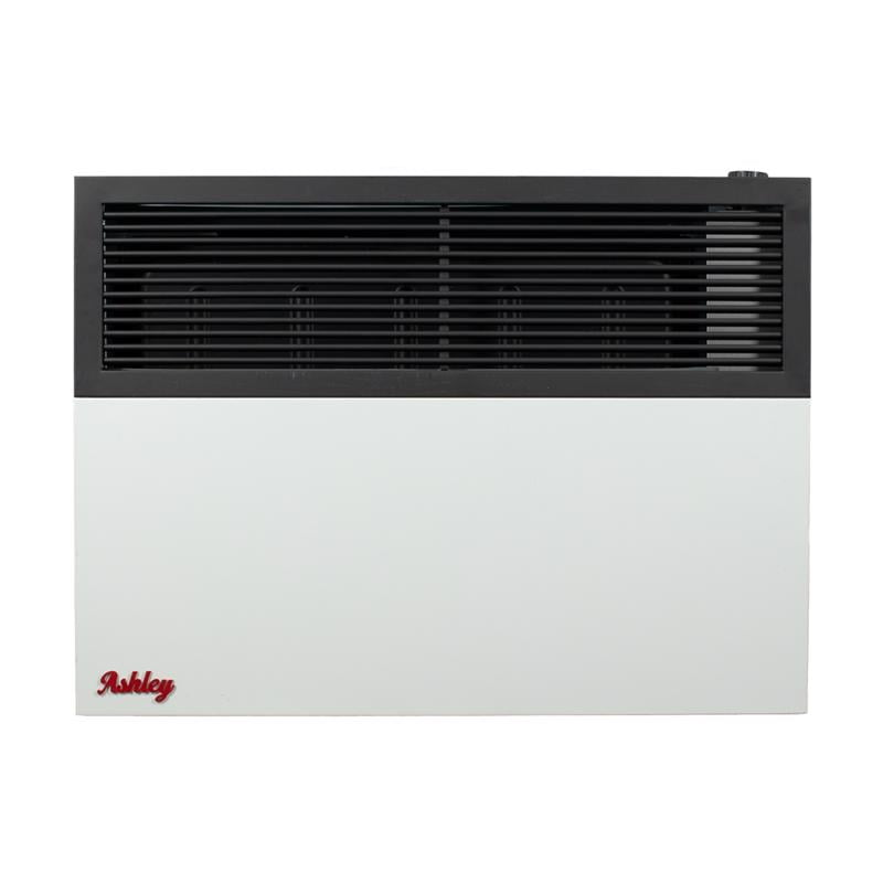 Ashley 17,000 BTU Black and White Stainless Steel Wall Heater