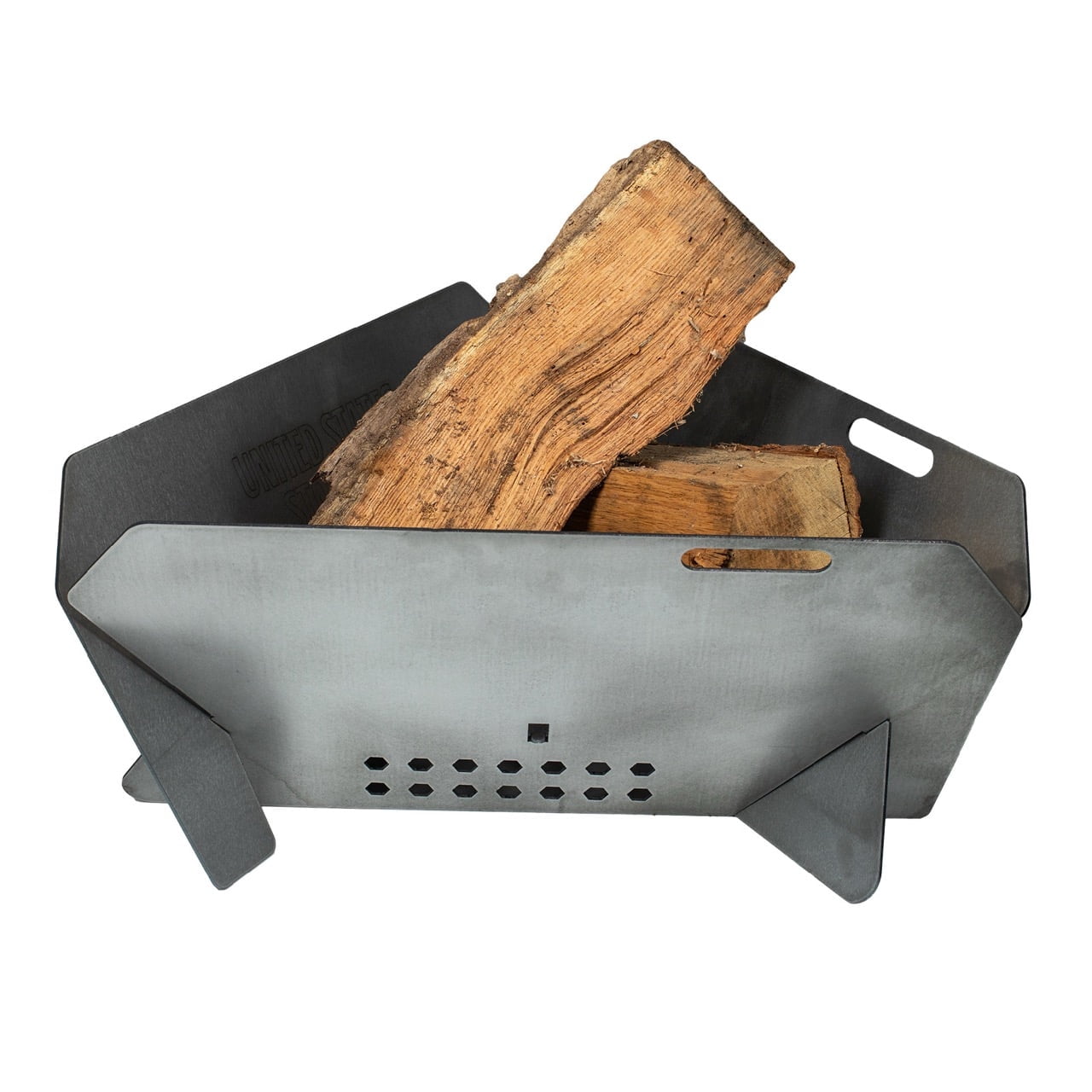 US Stove US30TP Portable Collapsible Triangular Fire Pit