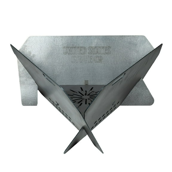 US Stove Triangular Firepit, Medium
