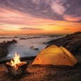 thumbnail image 1 of US Stove US23TP Portable Collapsible Triangular Fire Pit, 1 of 9