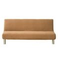 thumbnail image 1 of US Stretch Solid Color Futon Slipcover Full Or Queen Size Armless Sofa Bed Cover, 1 of 5