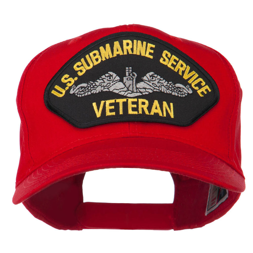 US Navy Veteran Baseball Cap – Embroidered Military Patch, High Profile Adjustable Cotton-Polyester Hat