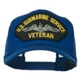 thumbnail image 1 of US Submarine Service Veteran Patched Mesh Back Cap - Royal OSFM, 1 of 5