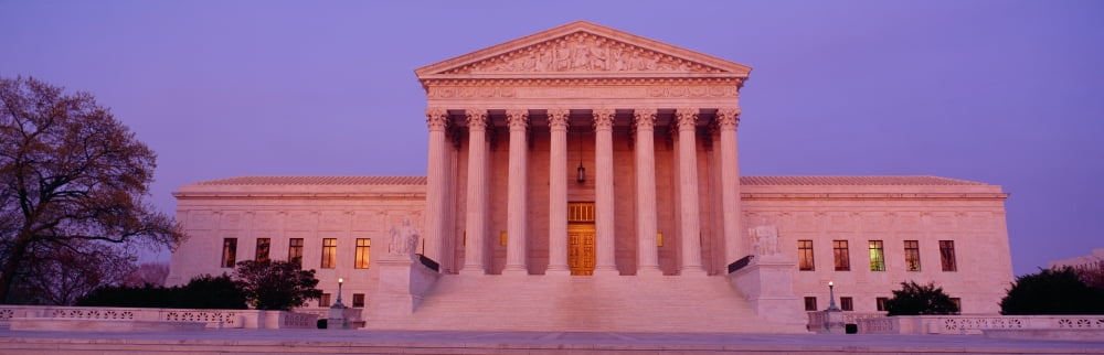 US Supreme Court building Washington DC Canvas Art - Panoramic Images (27 x 9)