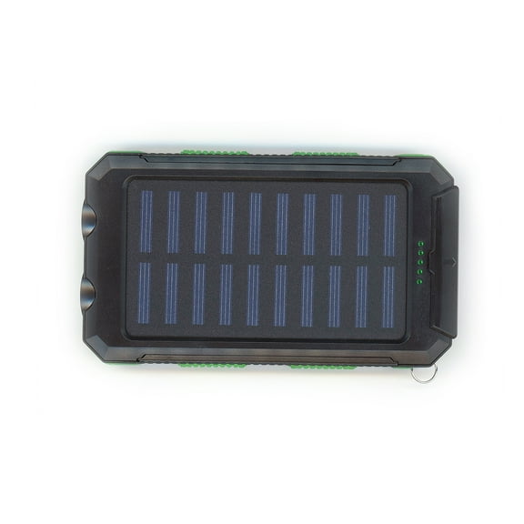 US Survival Solutions Solar Charger Power Bank - Solar Phone Charger for Camping, Hiking, Fishing | Shockproof & Waterproof for Outdoor Activities - PD 18W QC3.0 Fast Charging 10W Wireless Charger