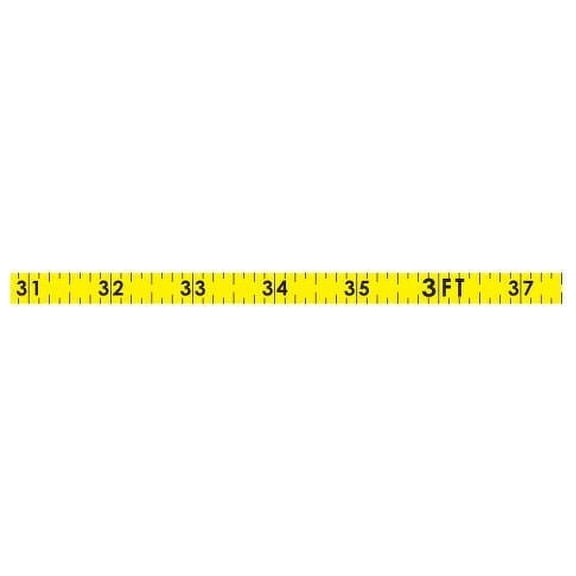 US Tape 58506 Adhesive-backed Bench Tape 3/8" x 25'; L-R; 8ths Top and