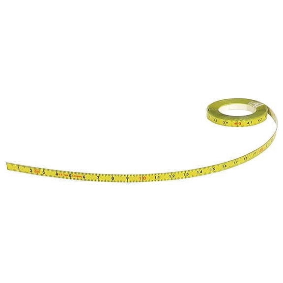 US Tape 59604 Adhesive-backed Bench Tape 1/4" x 10'; L-R; 8ths top