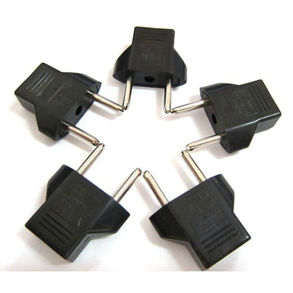 US To EU Travel AC Power Socket Plug Adapter Adapter Converter Pin