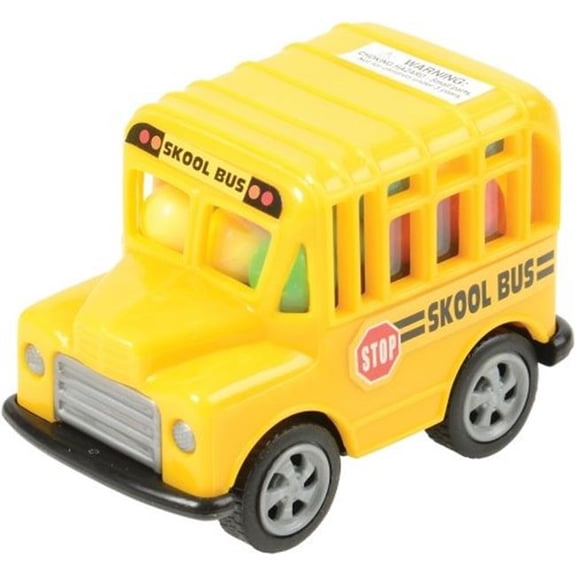 US Toy 0.53 oz 2.75 in. Skool Bus Toys