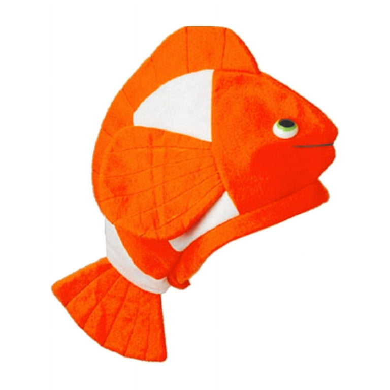 US Toy 18 Stuffed Plush Nemo Clown Fish Hat Costume Party Cap 