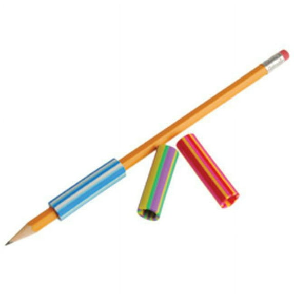 US Toy 4382 Striped Pencil Grips - Pack of 12