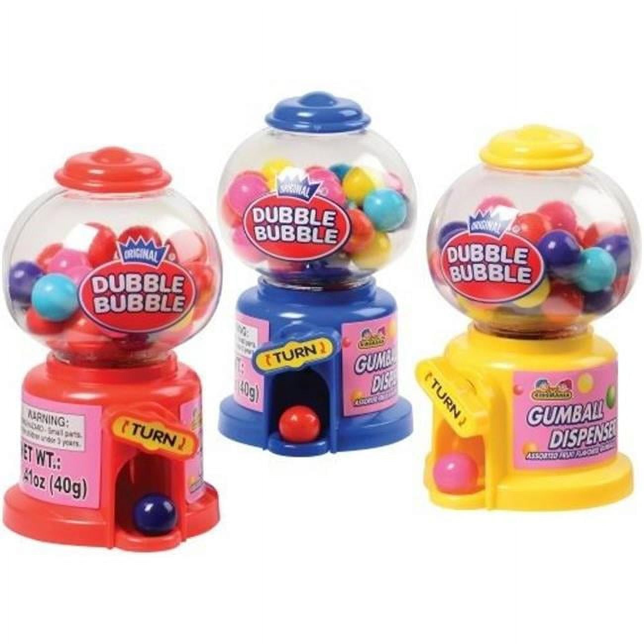 US Toy CA615 1.41 oz Dubble Bubble Mini Gumball Machines Toy
