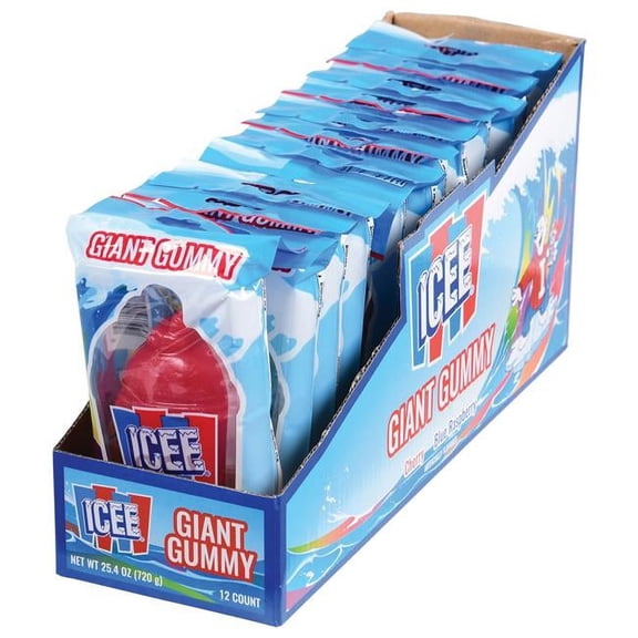 US Toy CA698 2.12 oz Icee Giant Gummy, Pack of 12